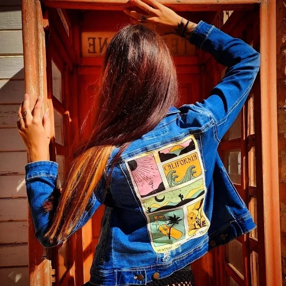 CALIFORNIA Retro Jean Jacket
